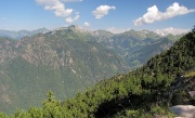 25 Roccolo della Fontana, panorama verso l'Alta Valle Brembana...